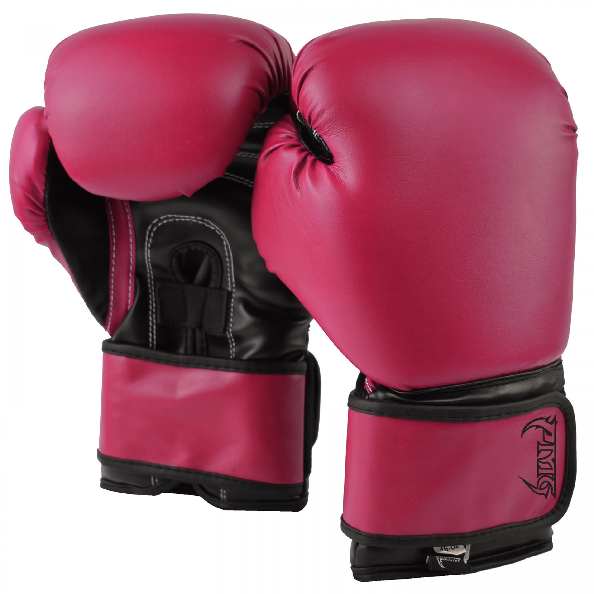 Pinnacle Boxing Gloves - Black. Pink