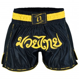 Muay Thai Short 3041 Black Gold