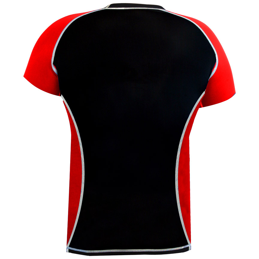 Rank Rashguards Half Sleeve Red