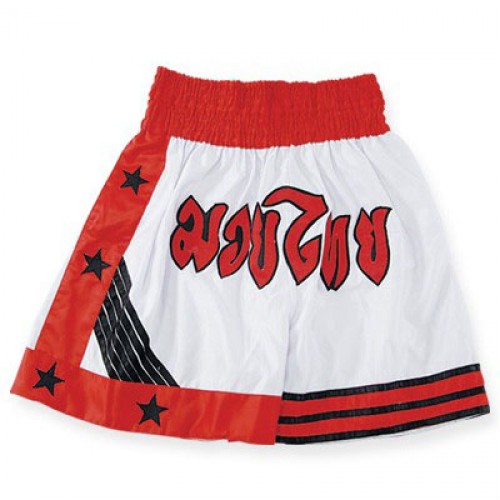 White/Red Thai Short #3020