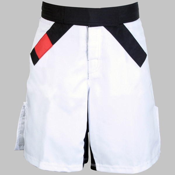 MMA Rank Shorts White/Black belt