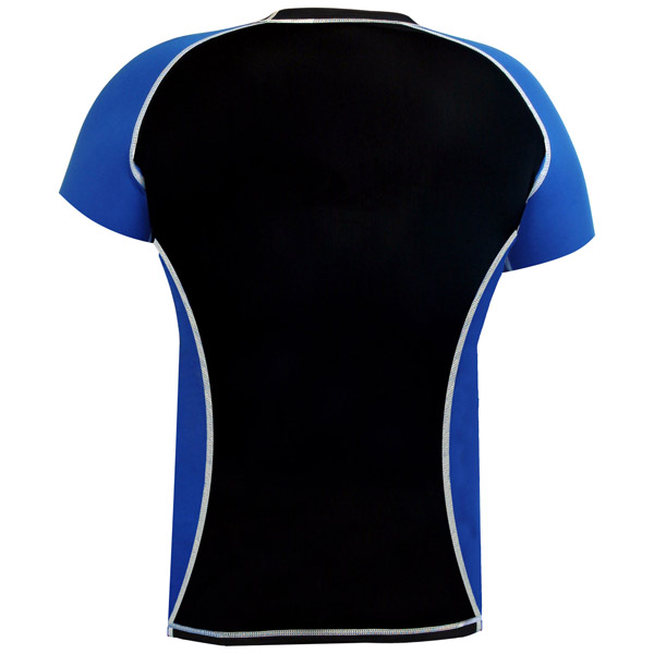 Rank Rashguards Half sleeve Blue/Black