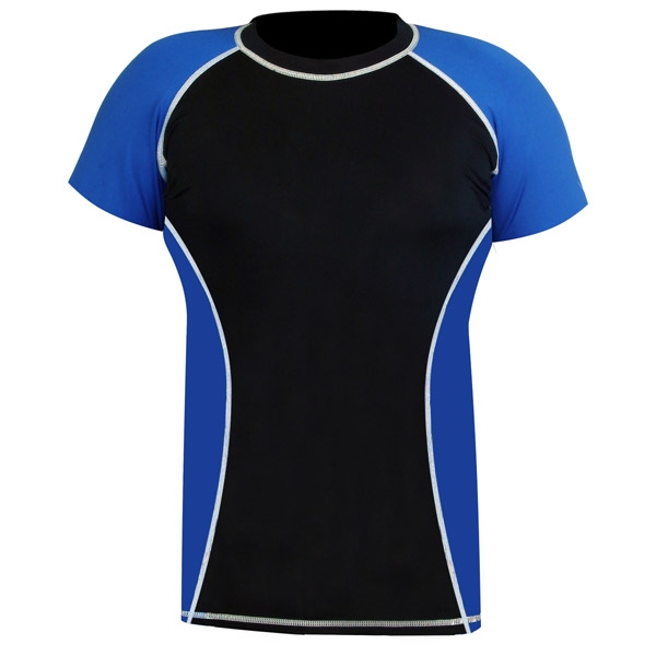 Rank Rashguards Half sleeve Blue/Black