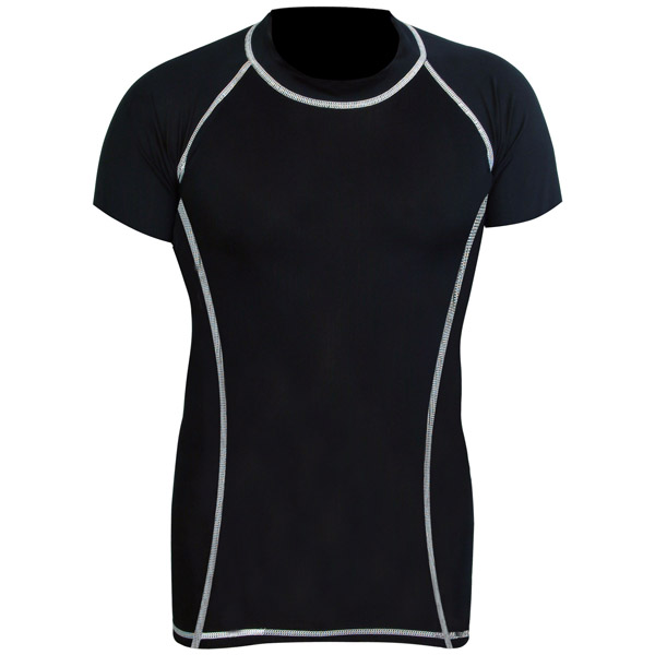 Rank Rashguards Half Sleeve Black