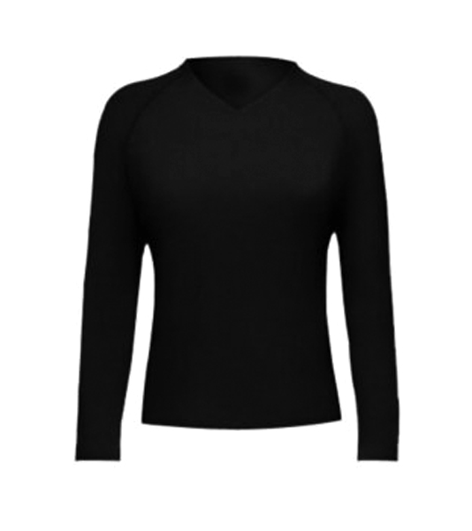 Female Rash Guard Black # 6035