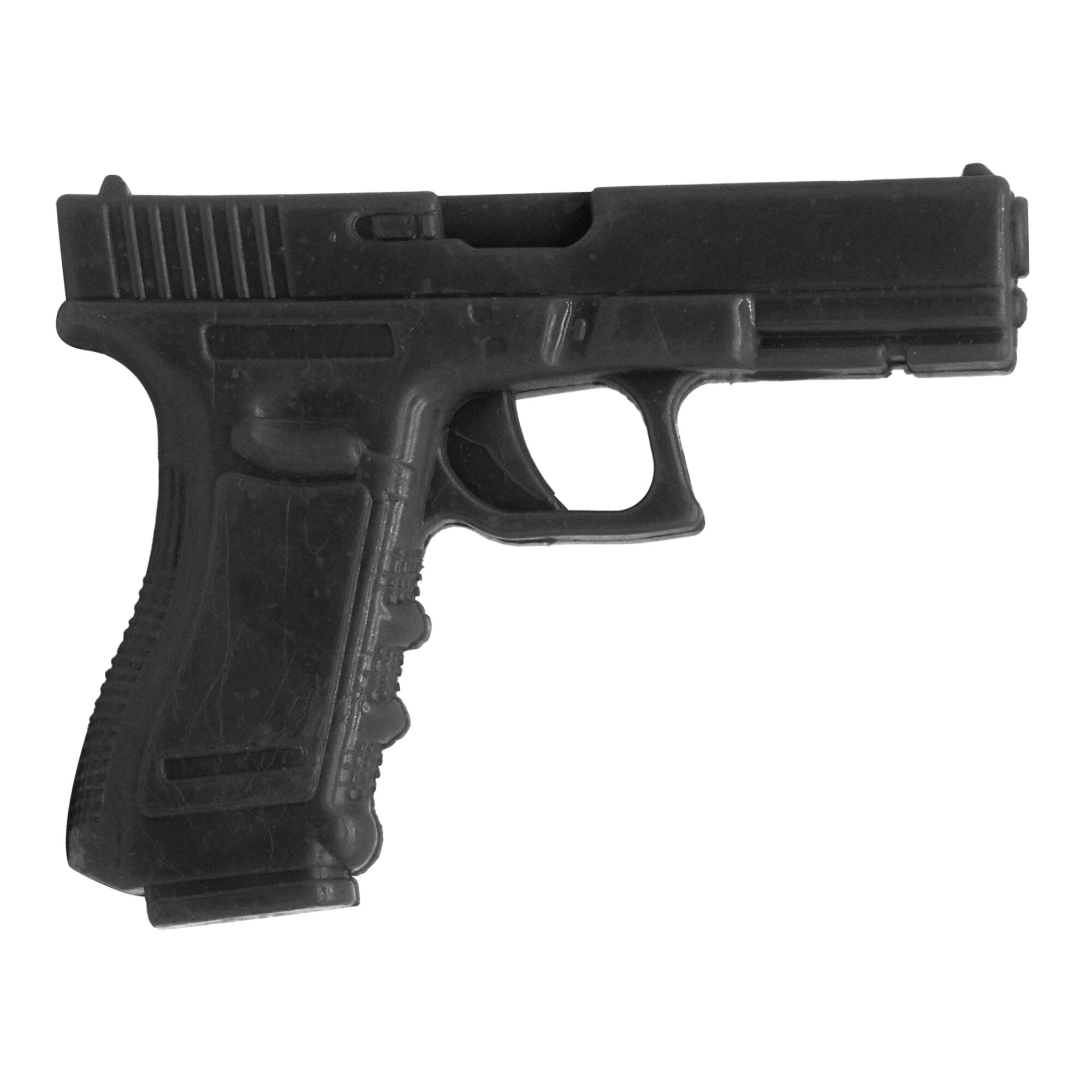 Rubber Training Dummy Gun  Glok 19 Replica Black