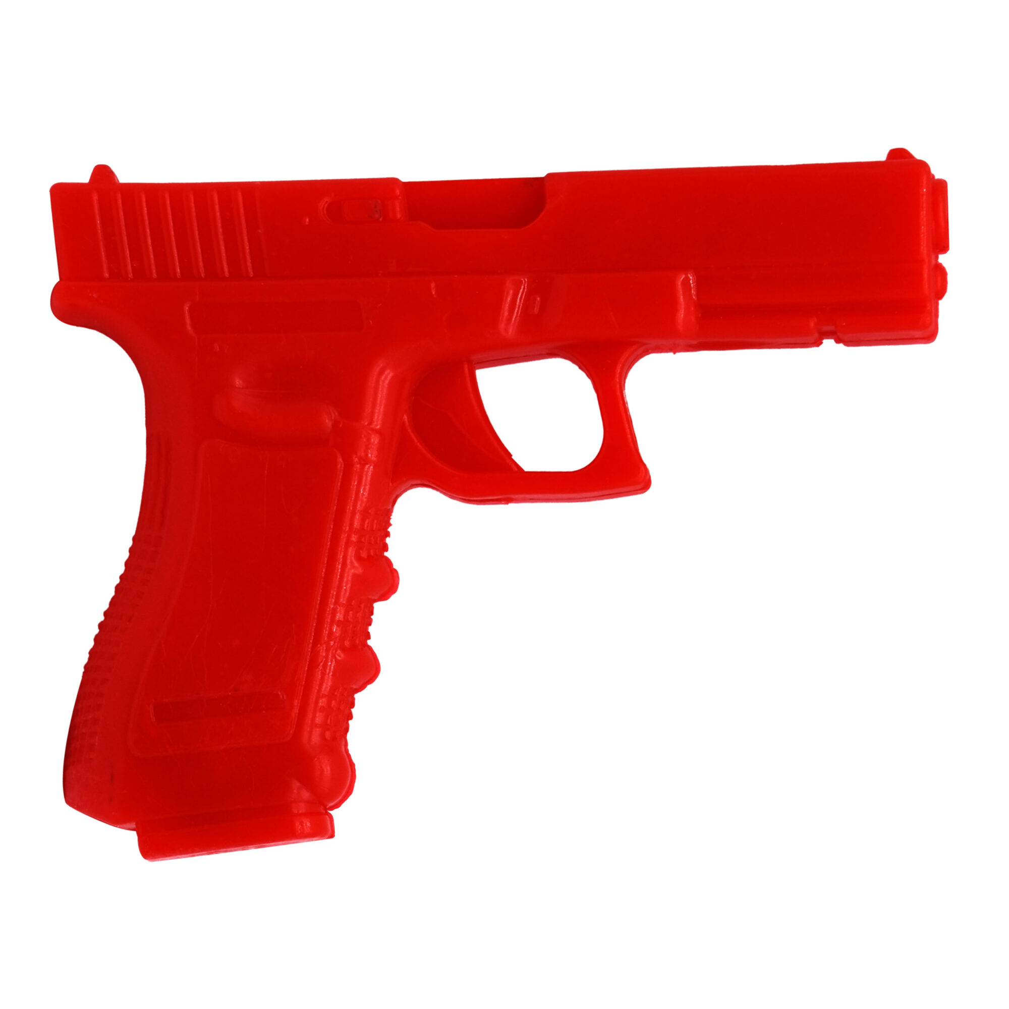 Rubber Training Dummy Gun  Glok 19 Replica Red