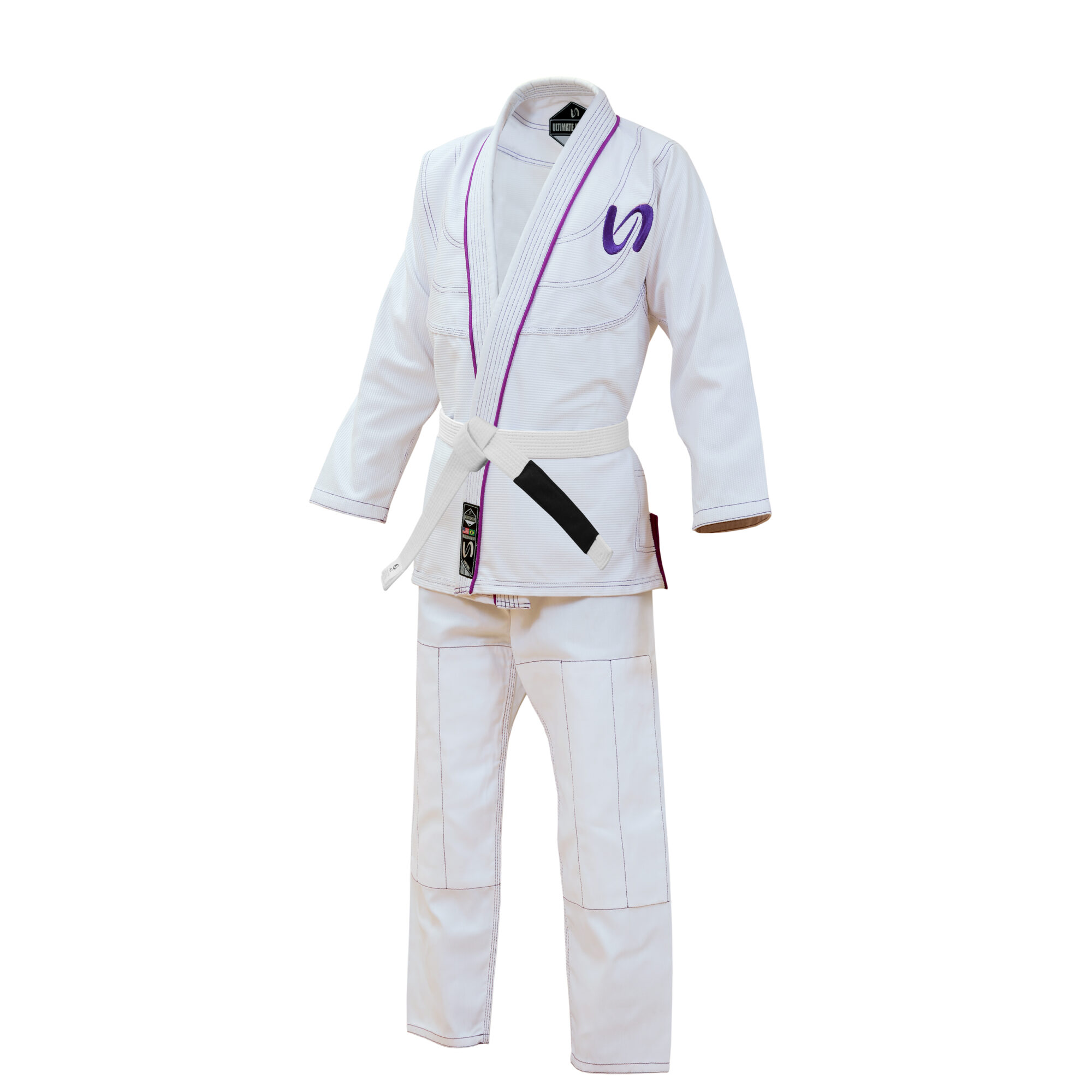 Female UFG Essential BJJ Gi White Pearl Weave
