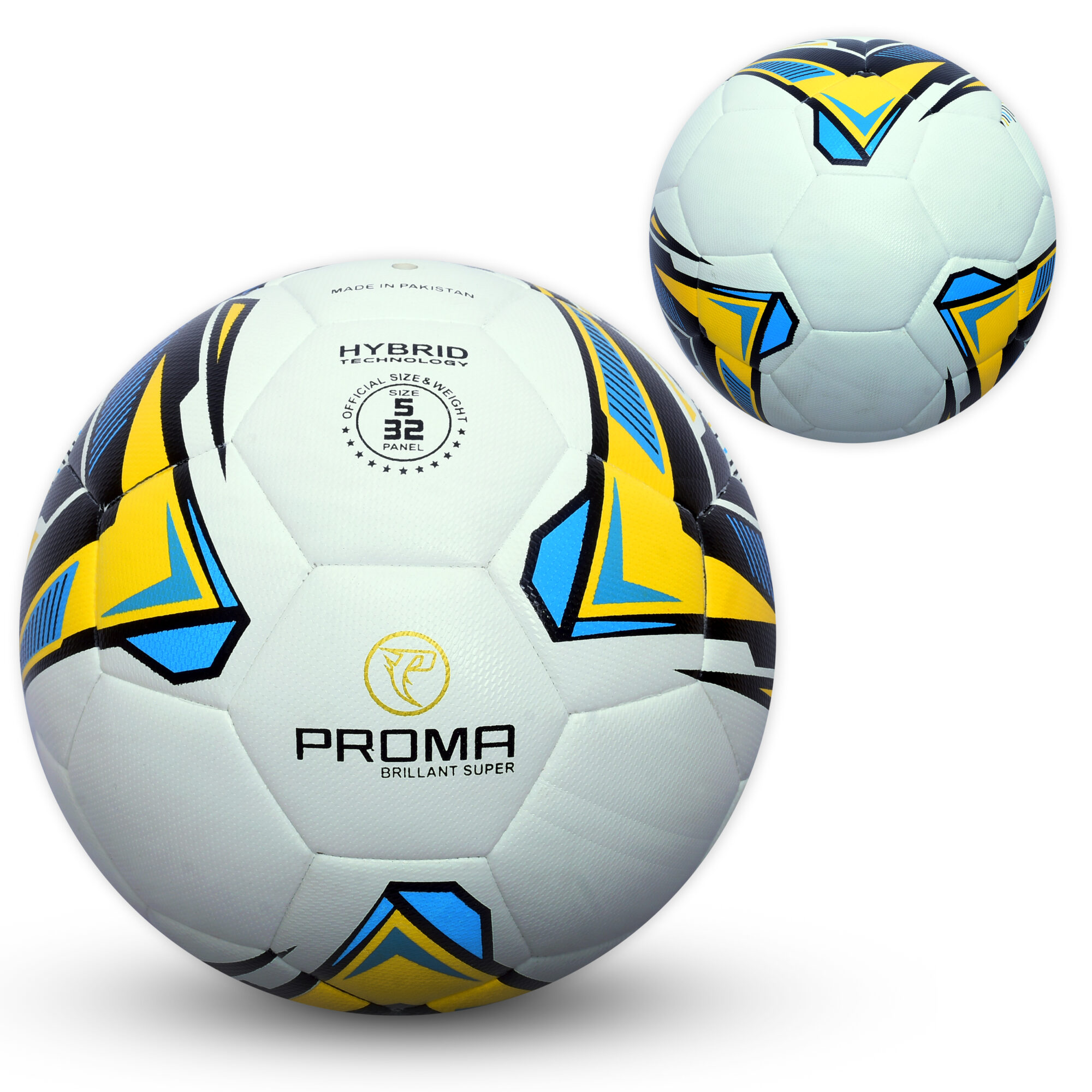 Premium Quality Soccer Ball – Hand Stitched PU Leather, Official Size & Weight, Perfect for Training and Match Play