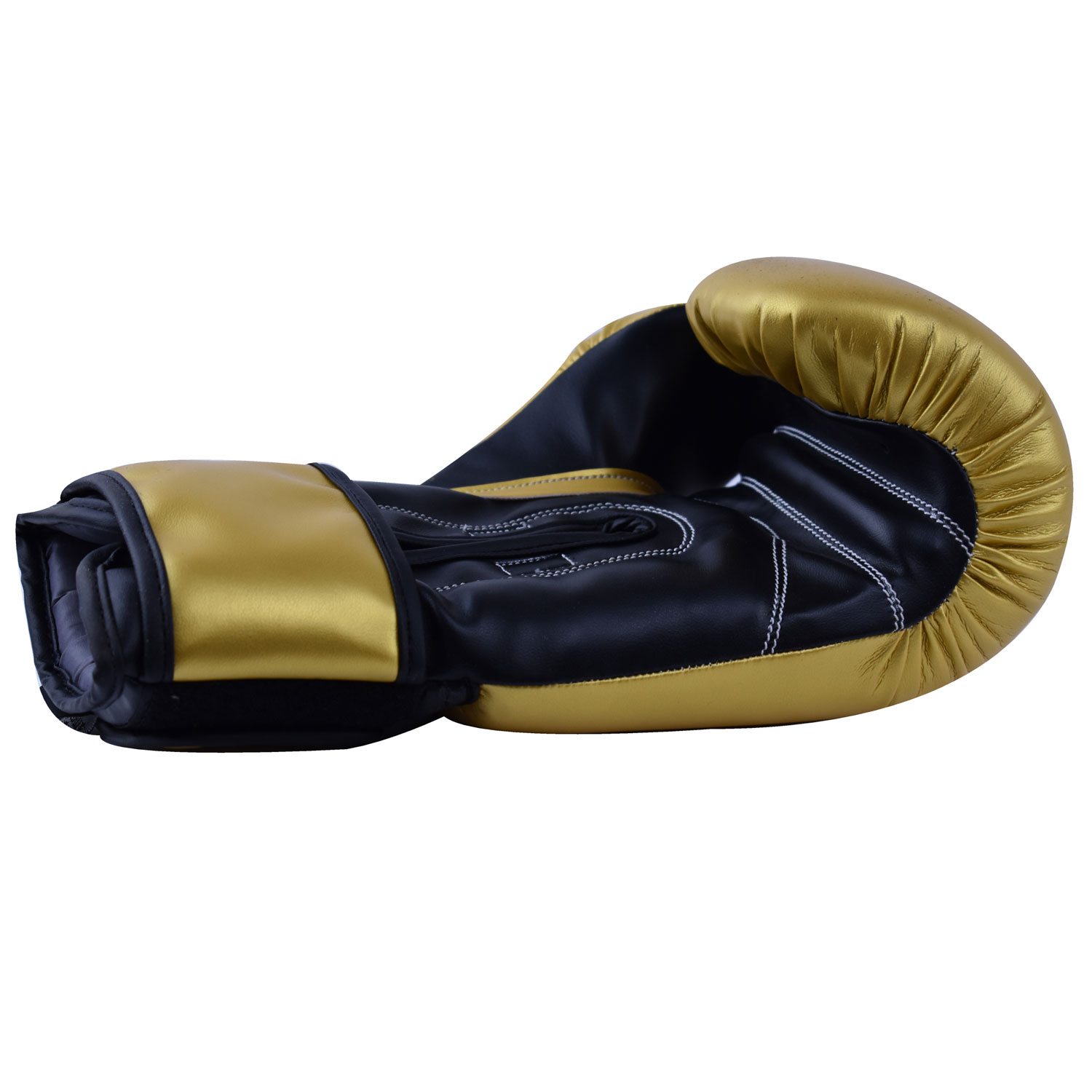 Kids Boxing Gloves Gold Black