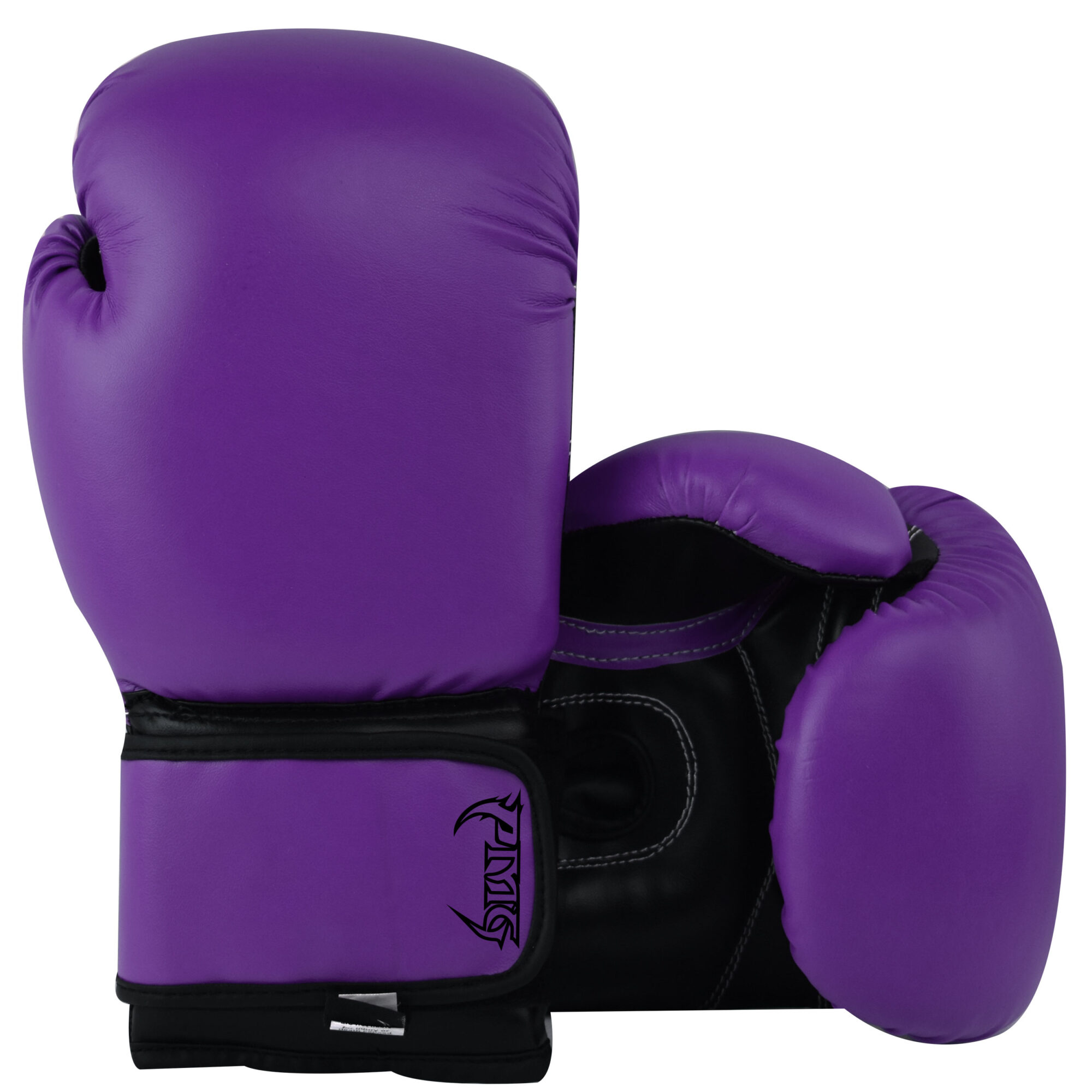 Kids Boxing Gloves Purple Black