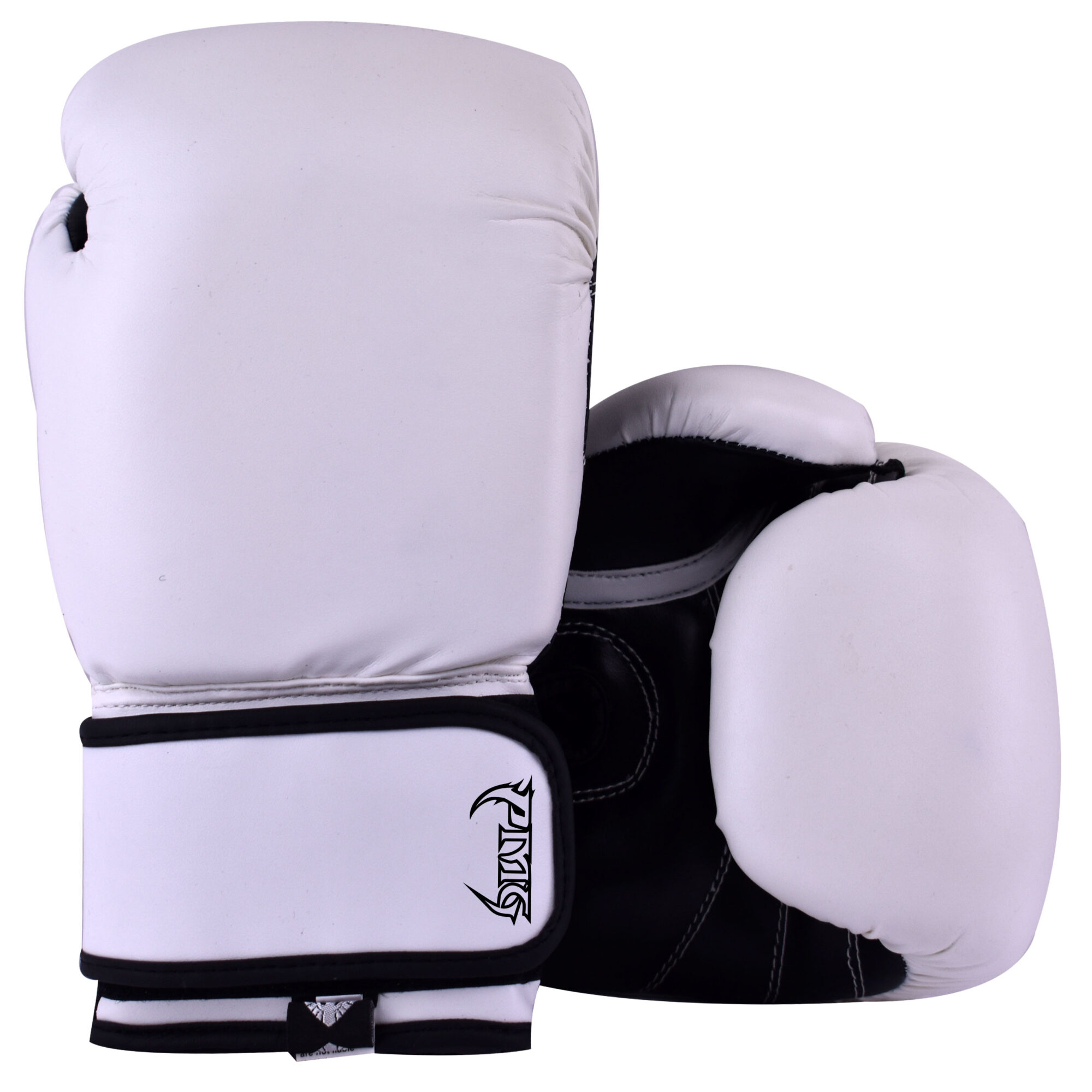 Kids Boxing Gloves White Black
