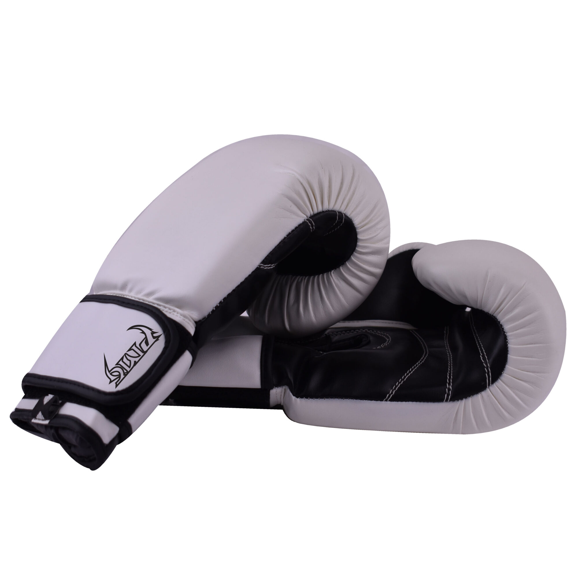 Kids Boxing Gloves White Black