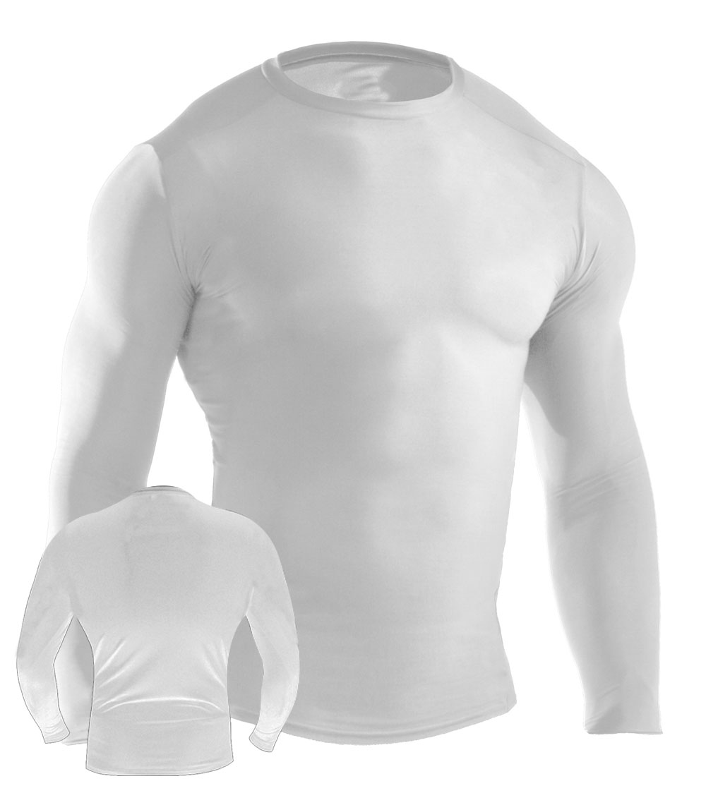 MMA Rash Guard White #6016