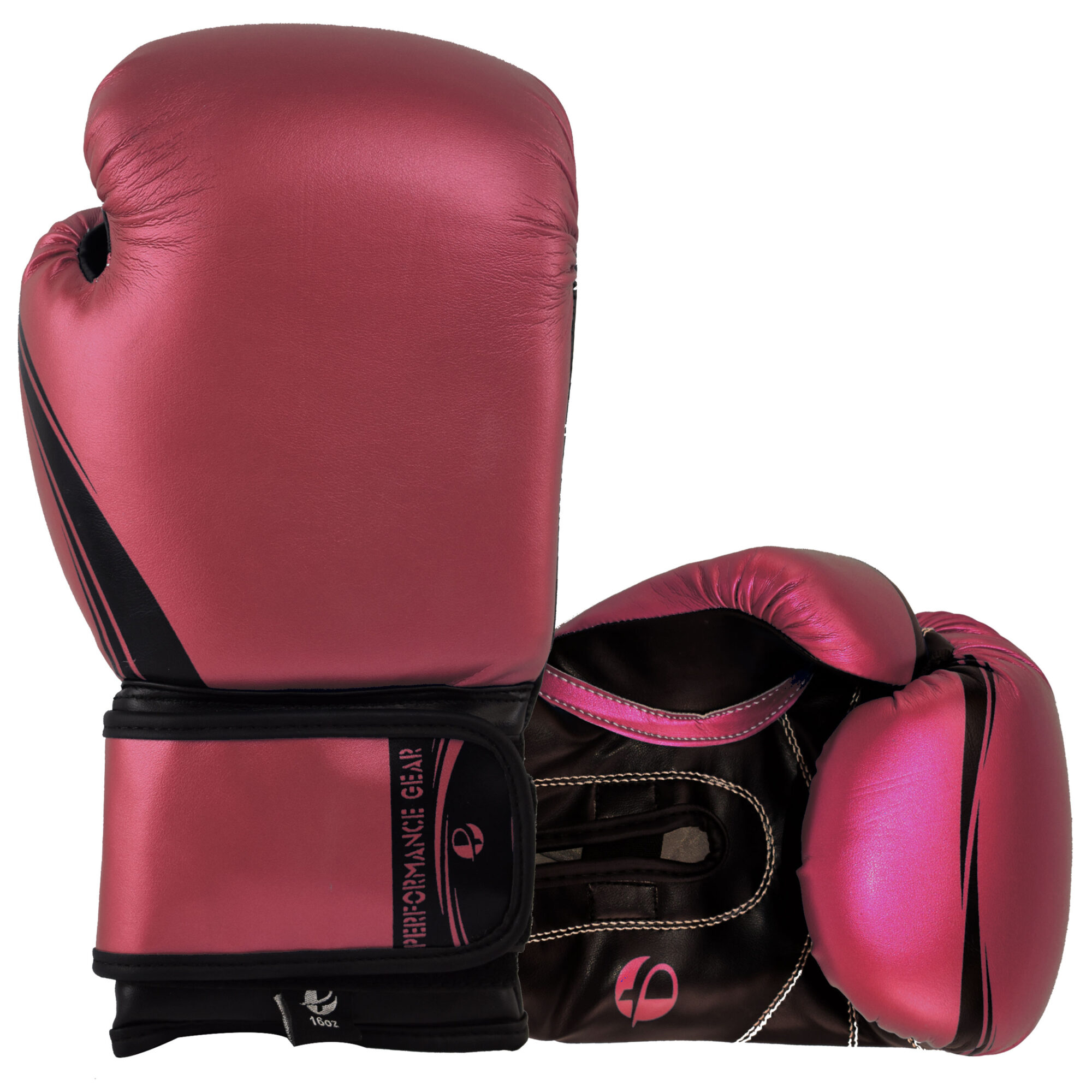 PMG Metallic Boxing Gloves PMG305 Pink Black