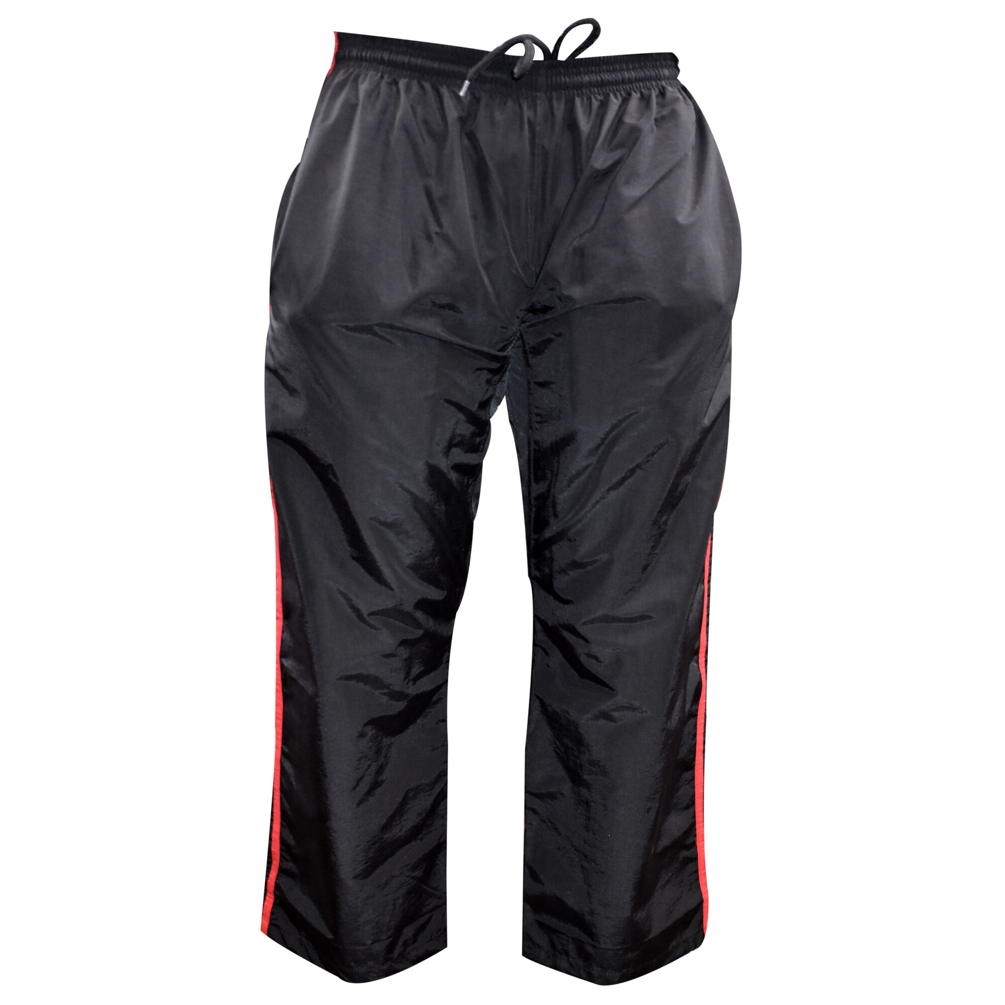 Demo  Karate Pants Black With Red Stripe