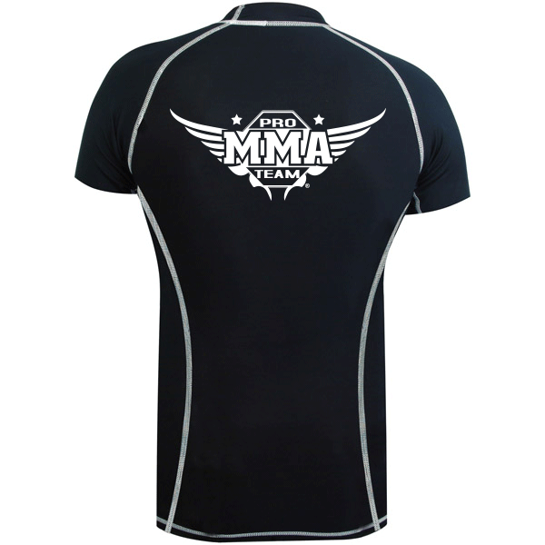 Rank Rashguards Half Sleeve Black
