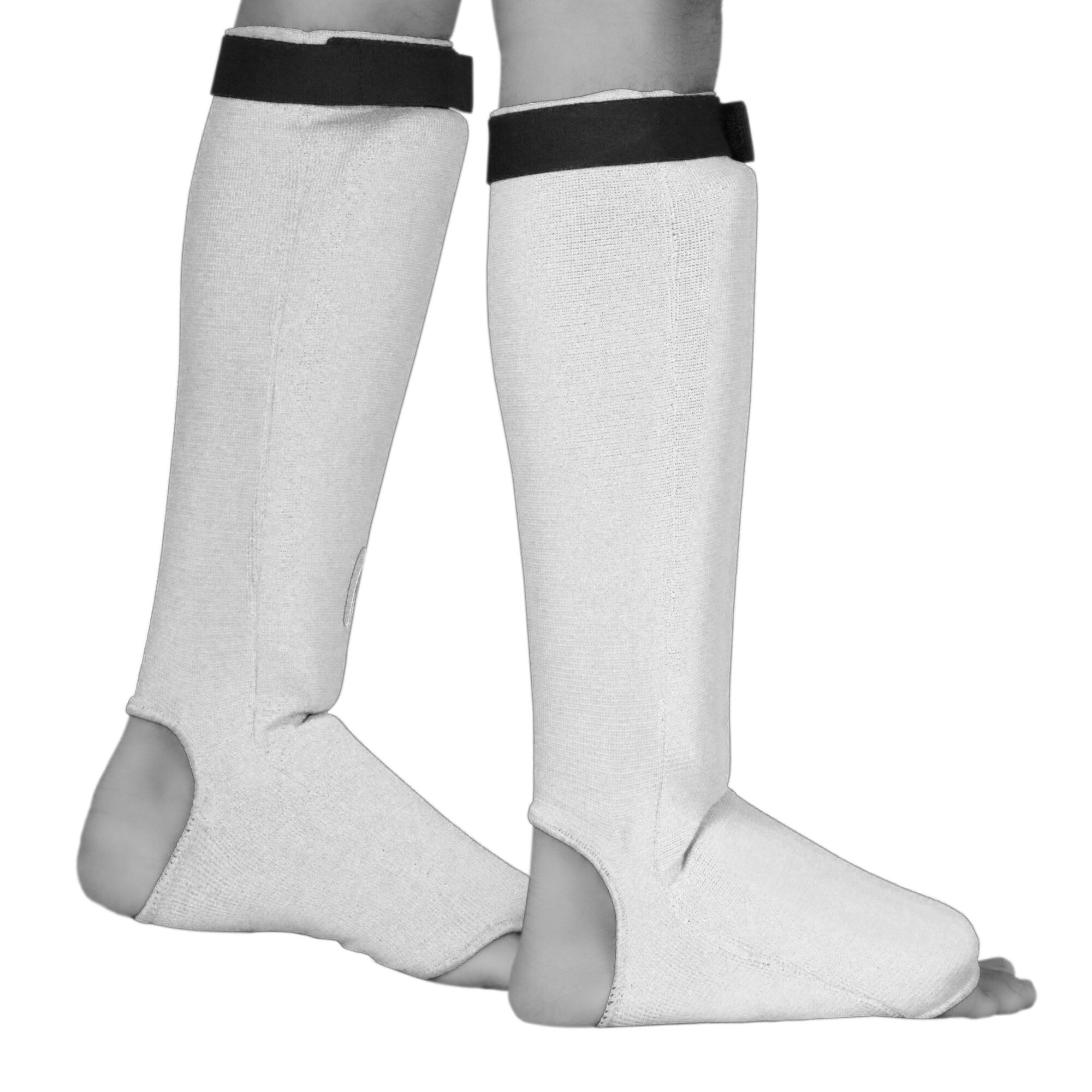 Classic Cloth Shin Guard White