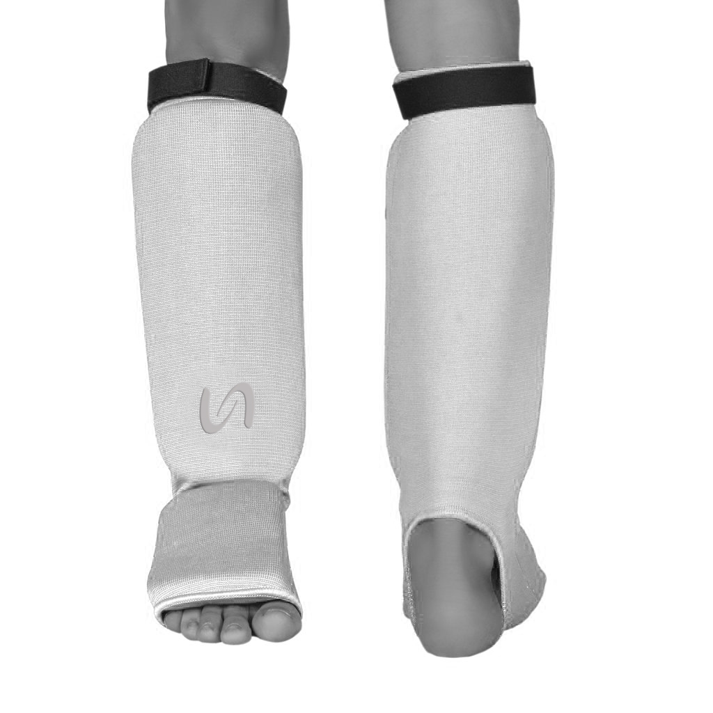 Classic Cloth Shin Guard White
