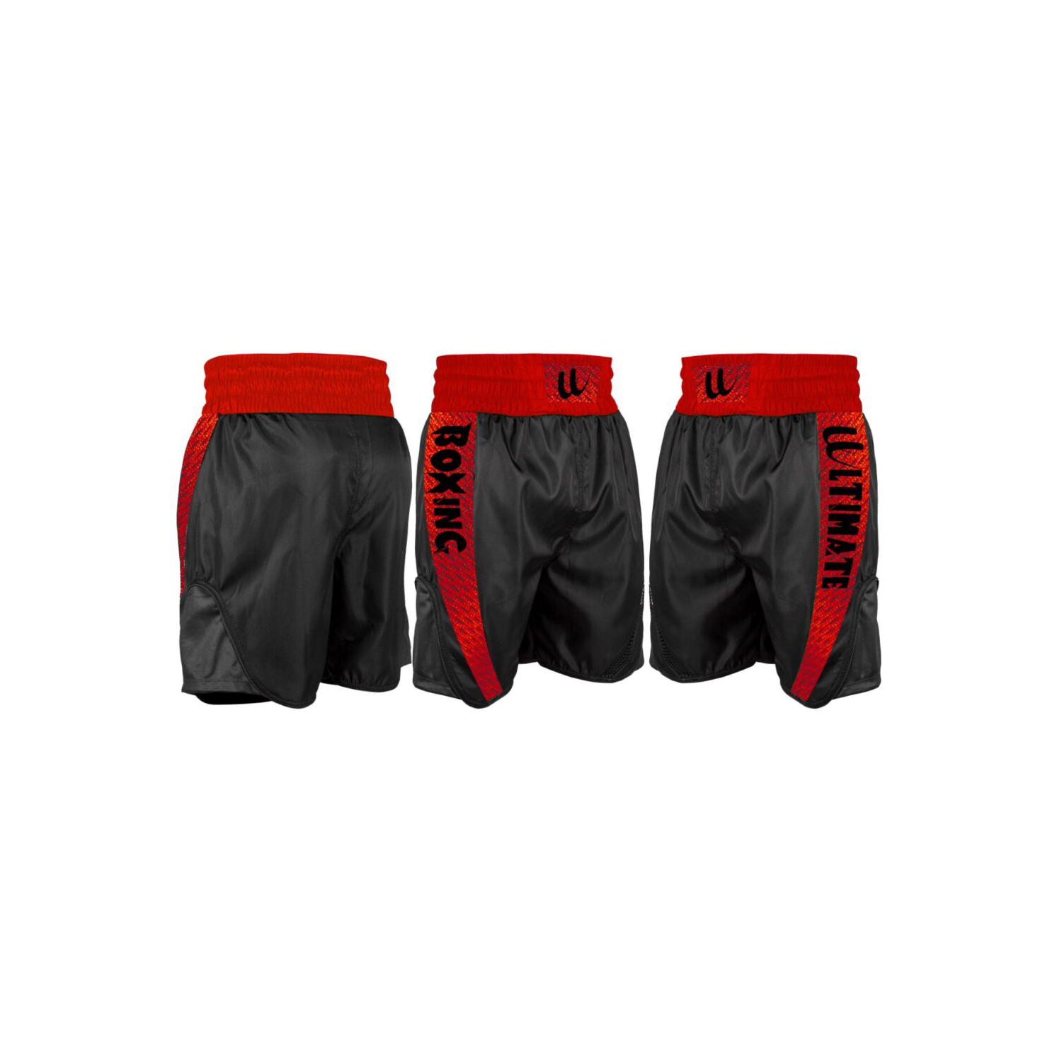 Boxing Short Black Red