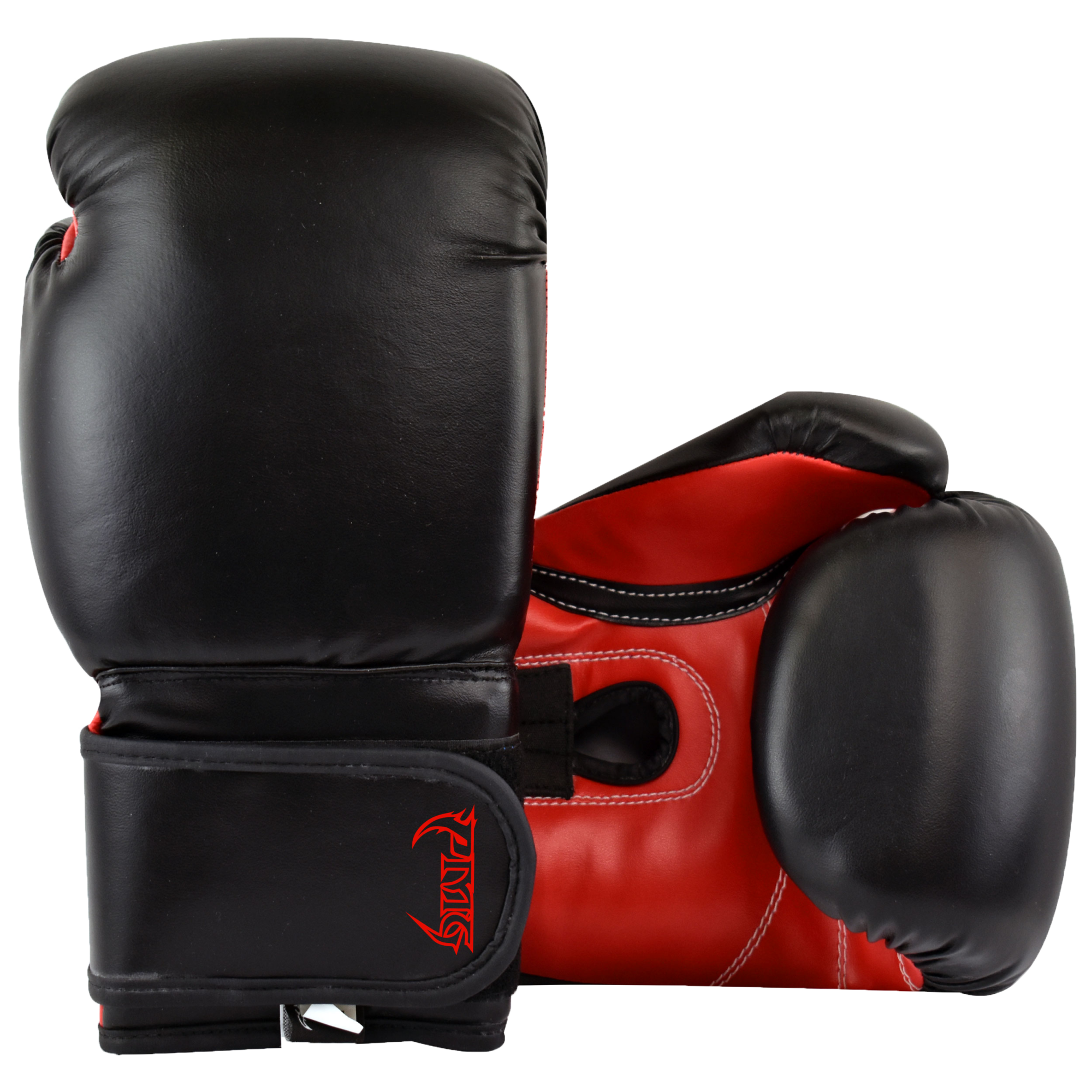 Kids Boxing Gloves Black Red