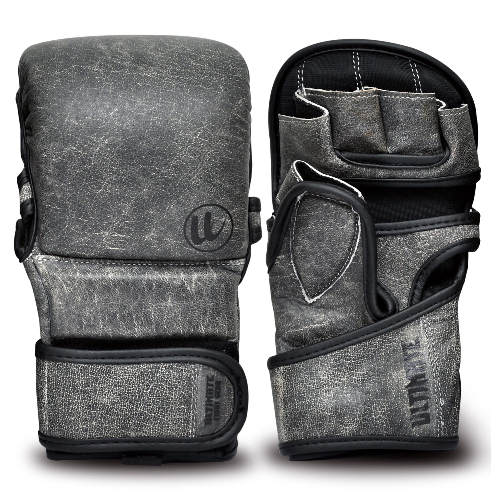 Vintage – Gray Series MMA Sparring Gloves – Genuine Leather