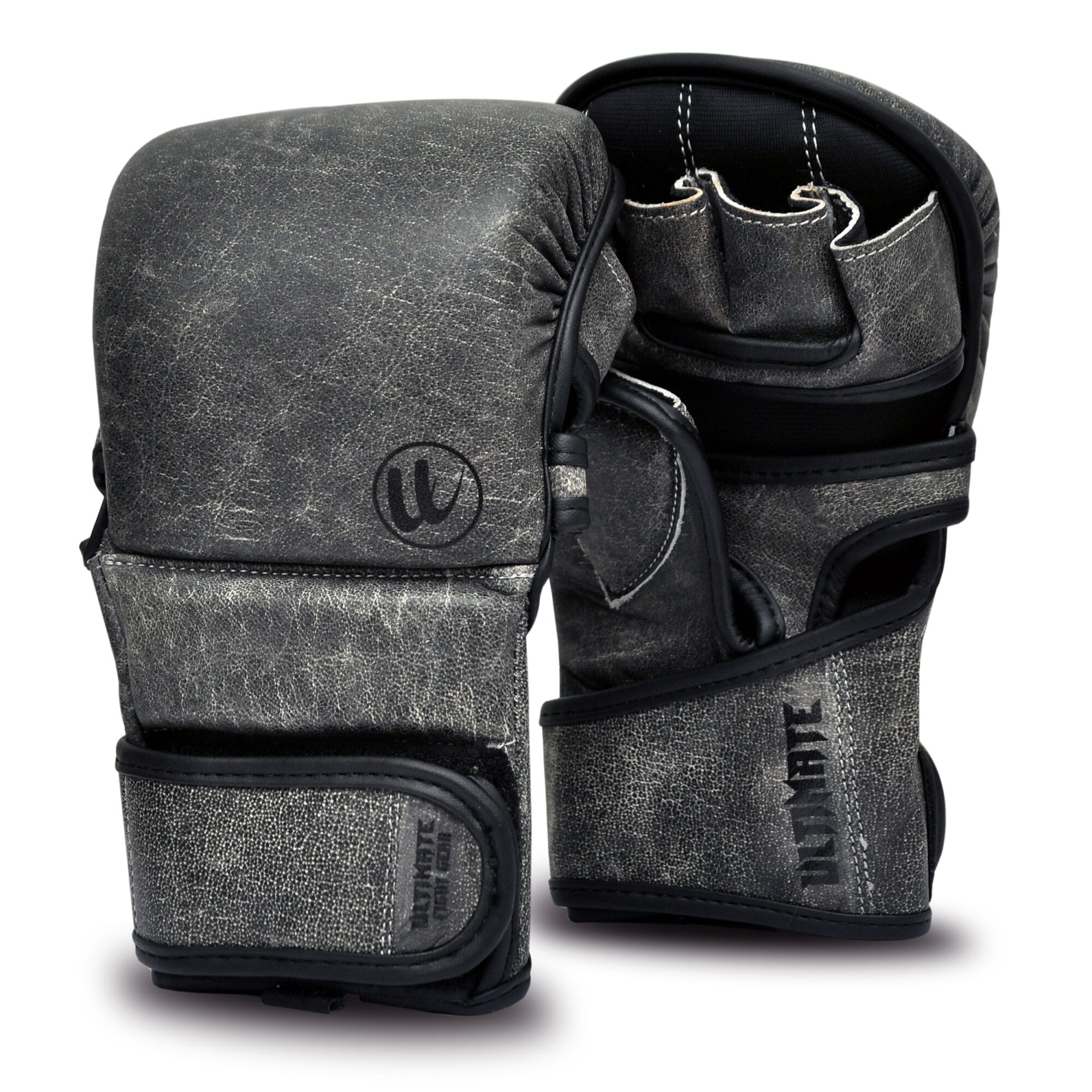 Vintage – Gray Series MMA Sparring Gloves – Genuine Leather