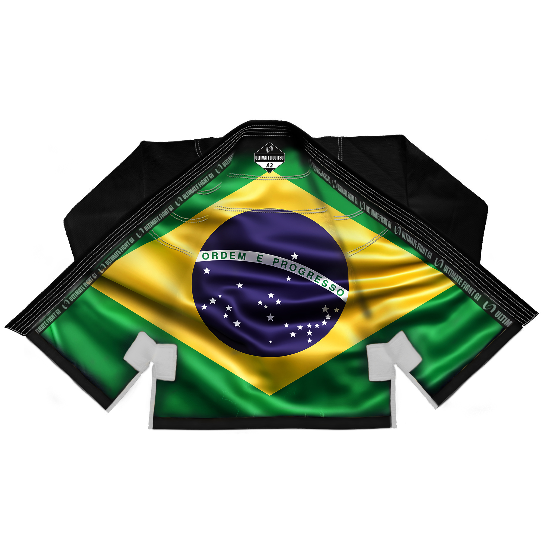 Brazilian Jiun Jitsu Gi  – Inner Sublimation Brazil Flag