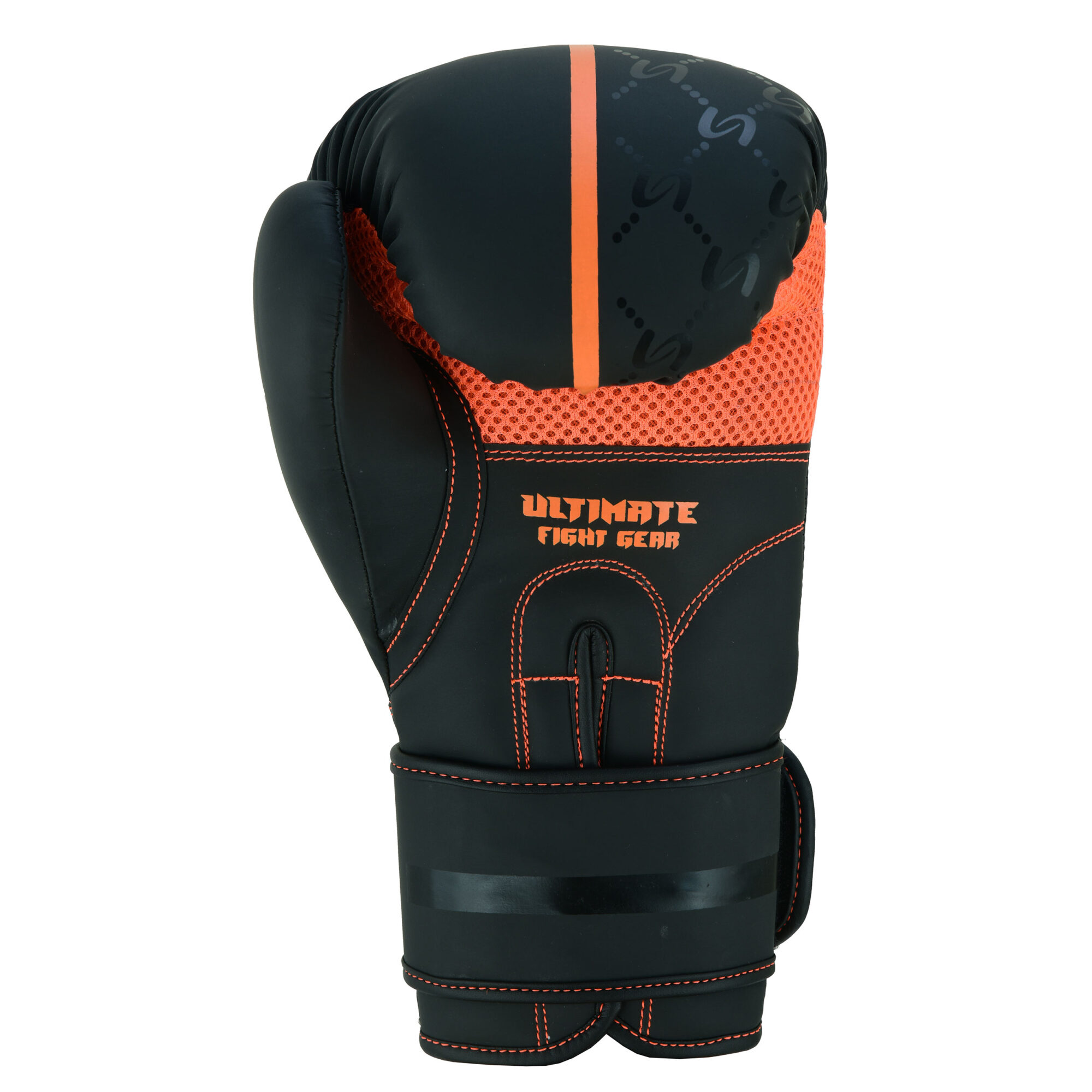 Ultimate Boxing Gloves Black Orange