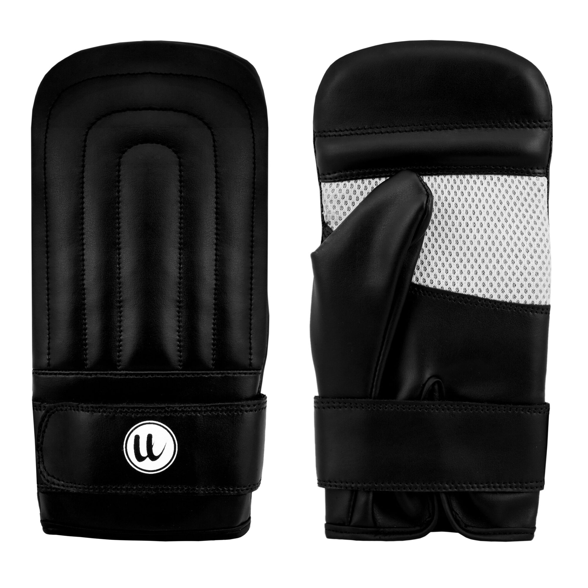 Gel Gloves Wrap Black White