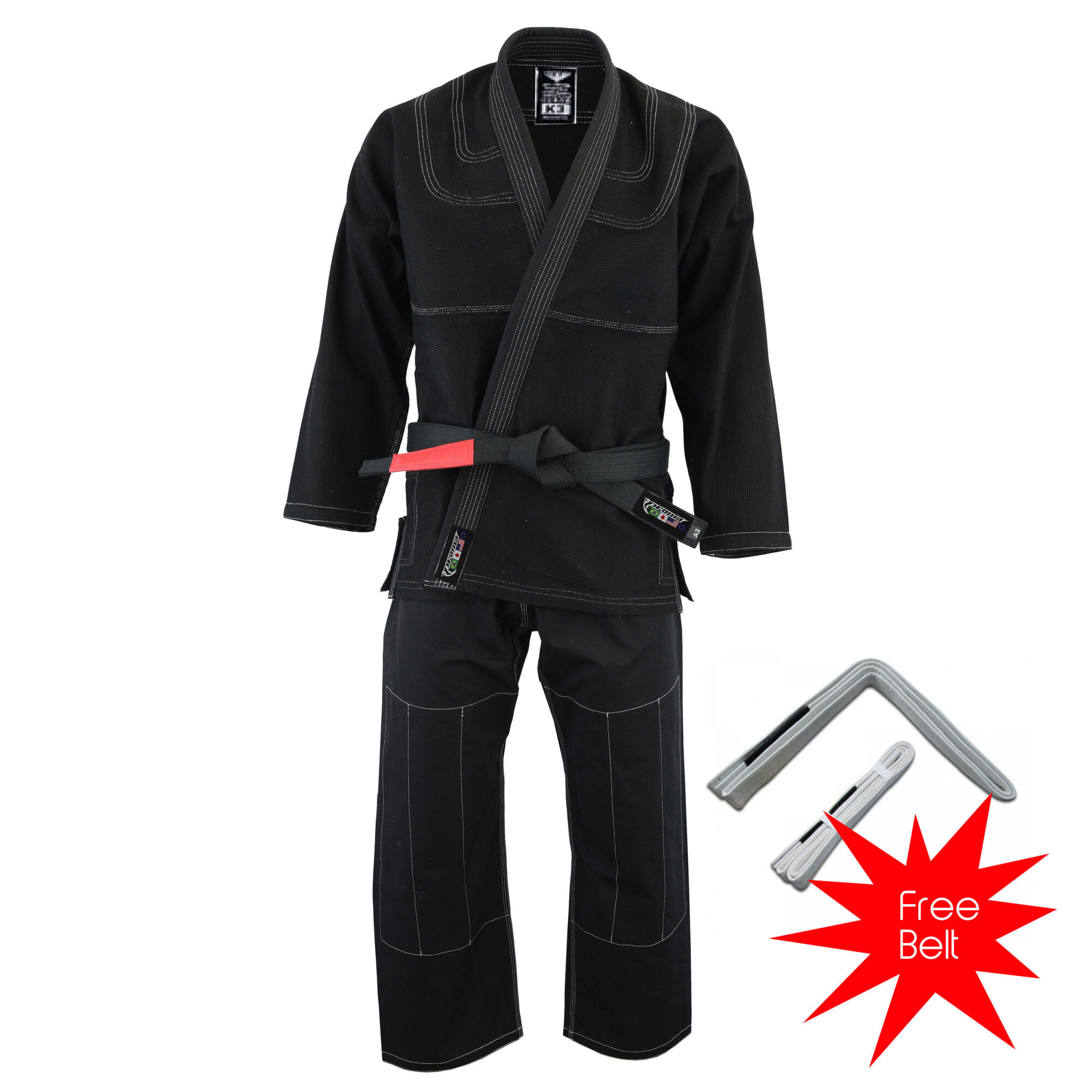 Essential Jiu-Jitsu Gi’s Black (Pearl Weave)