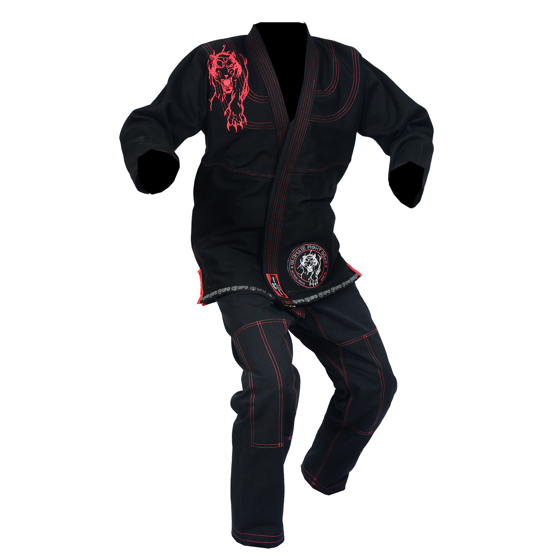 Elite Gi Black With Embroidery