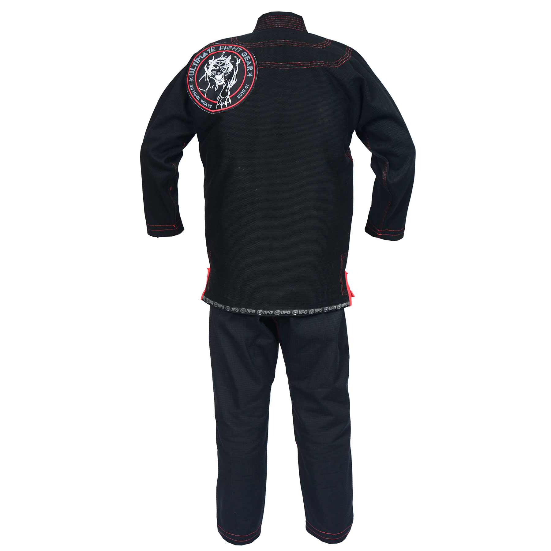 Elite Gi Black With Embroidery