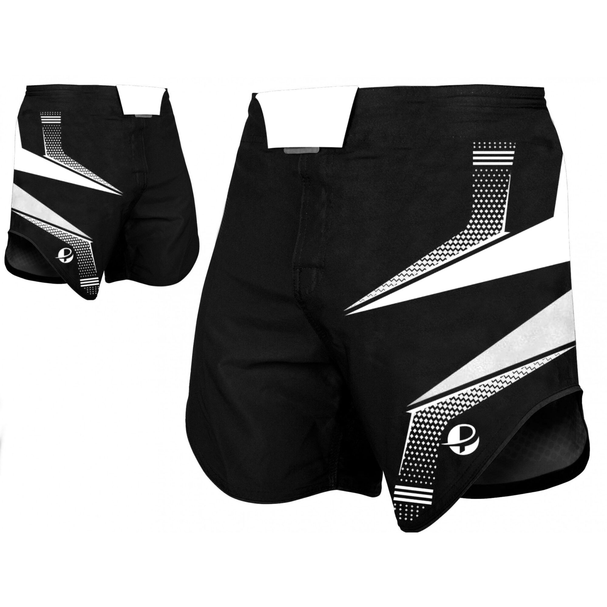 Fight Short White / Black