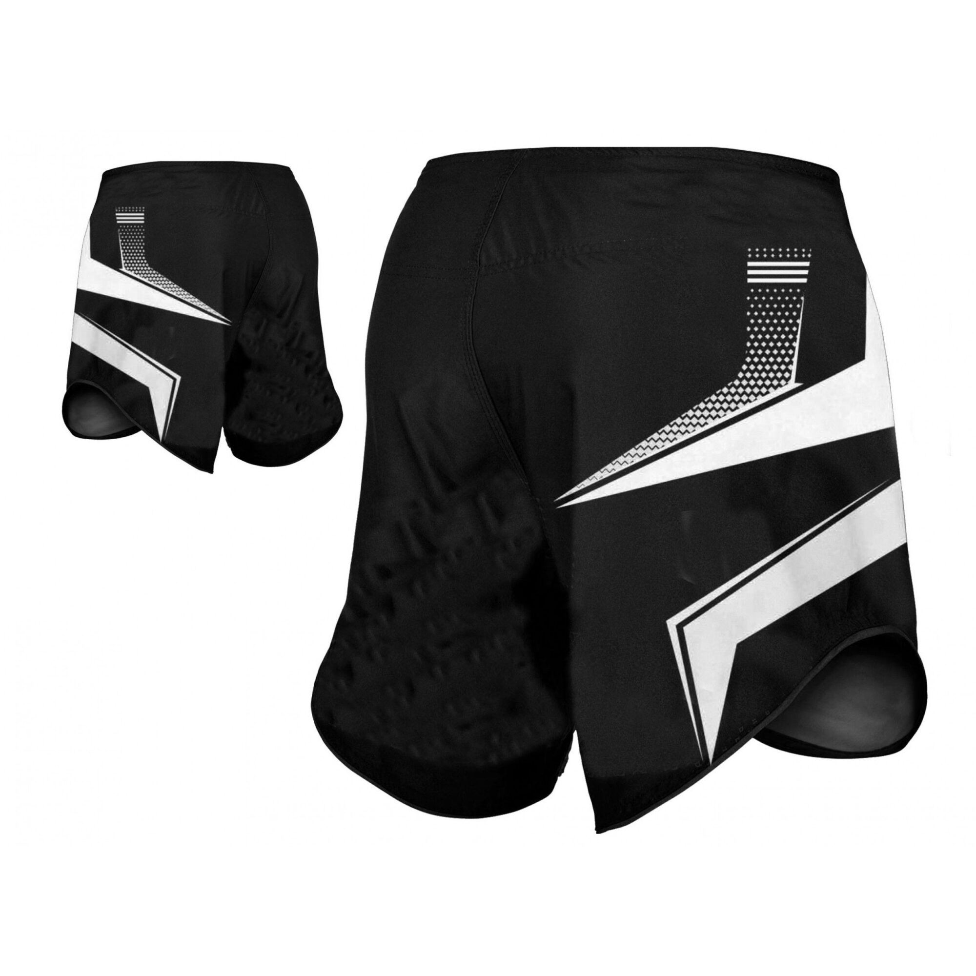 Fight Short White / Black