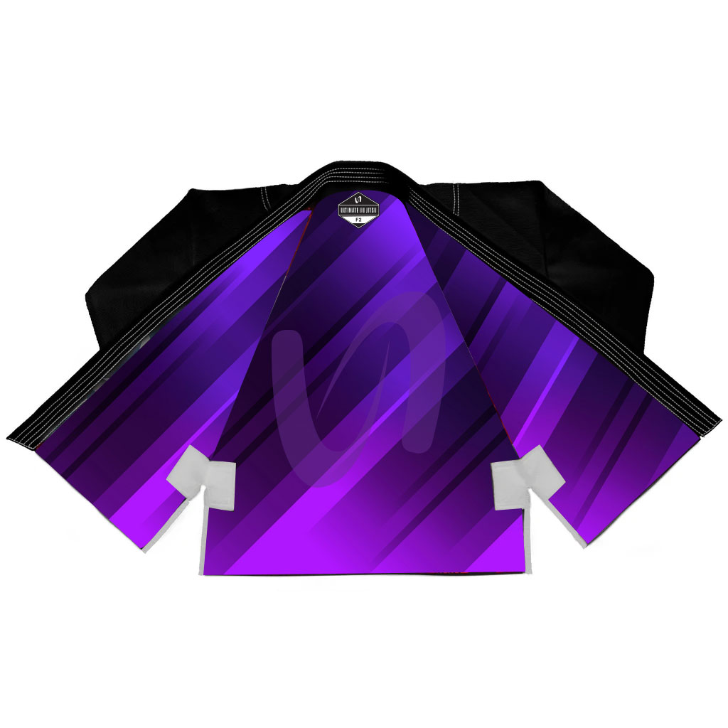 New Ultimate Female Gi Black Purple