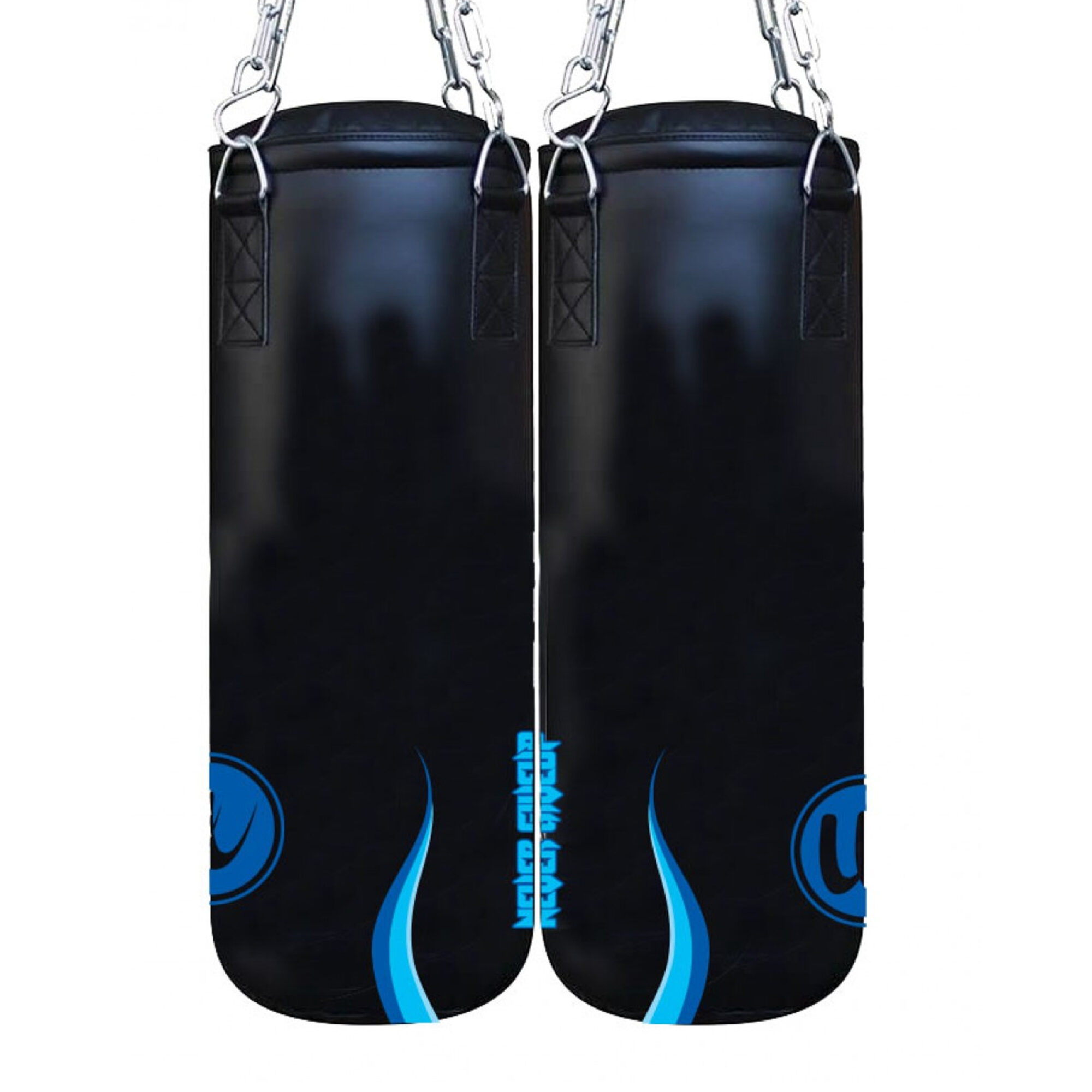 Never Give up – Punching Bag 2FT 4FT 6FT Black