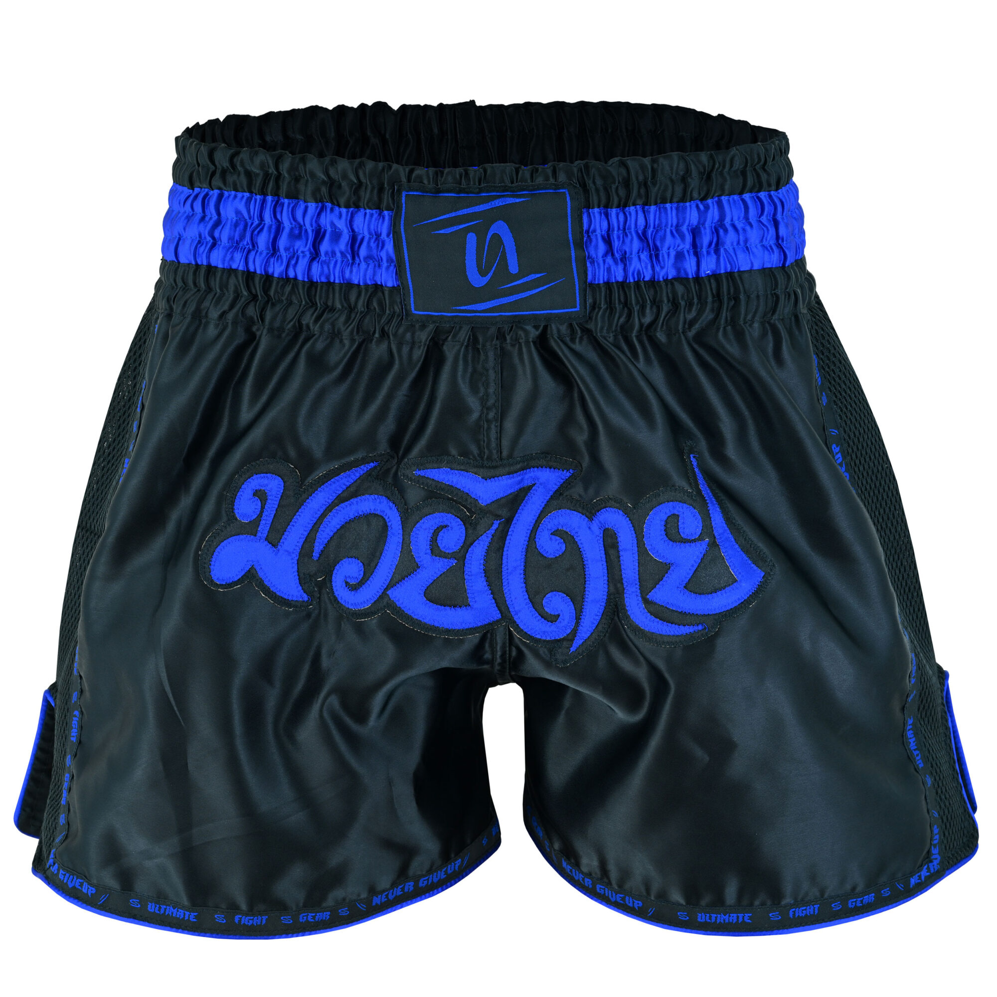 Muay Thai Short 3043 Black Blue