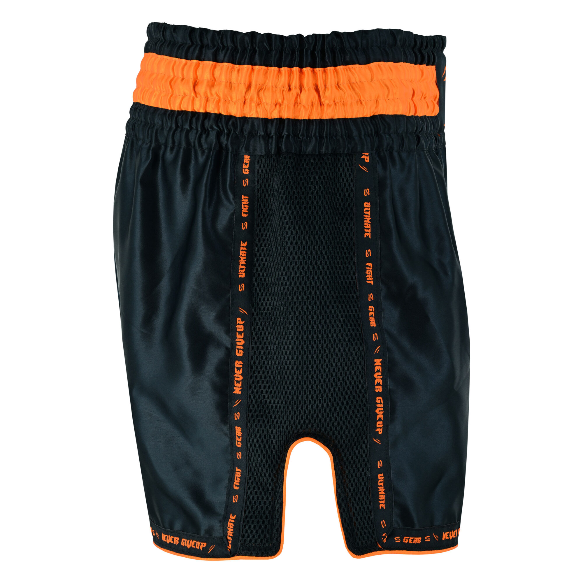Muay Thai Short 3045 Black Orange